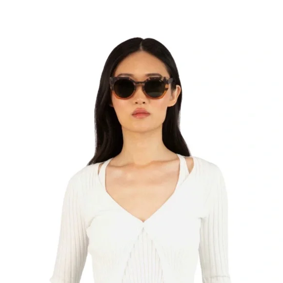 MATT&NAT MULE - LEOPARD ROUND SUNGLASSES - Picture 7 of 11